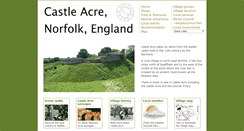 Desktop Screenshot of castleacre.info