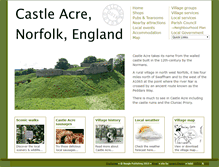 Tablet Screenshot of castleacre.info